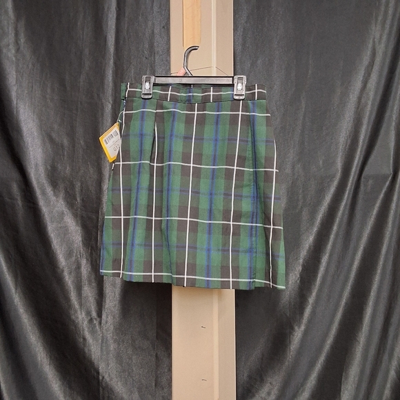 Columbia Green and Blue Wrap Skort Casual Mini - Picture 12 of 17